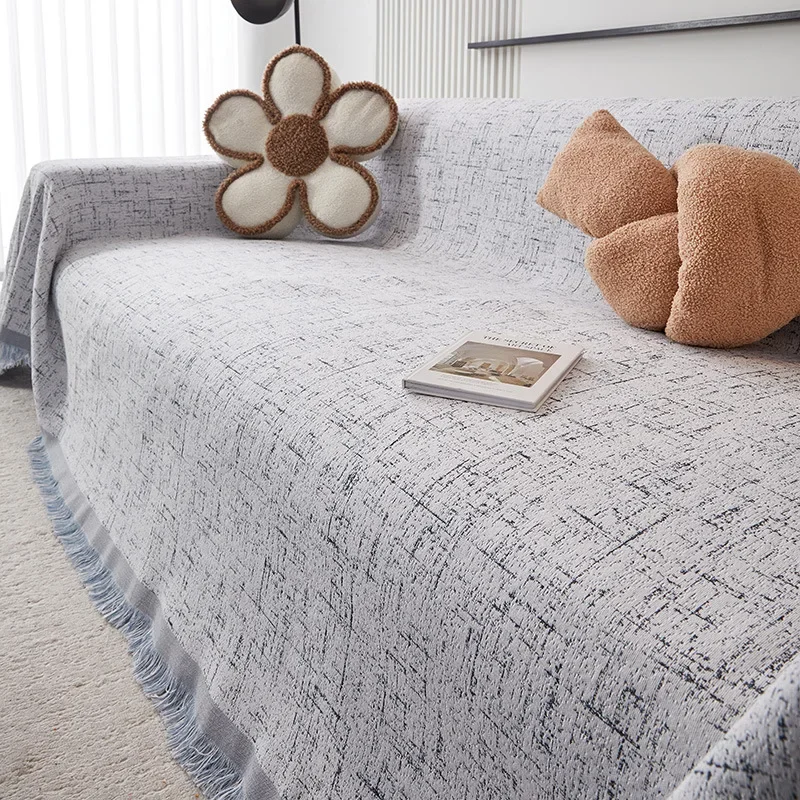 Slipcover Chenille Bohemian Style Four Season Universal Dustproof Sofa Cover Cloth Towel All Inclusive Universal Sofa Cover