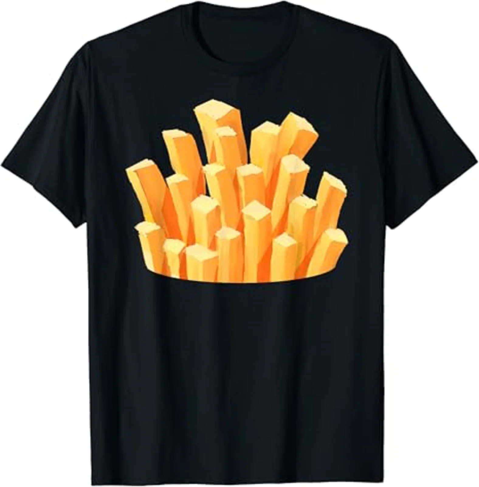 Fries Costume Halloween Outfit T-Shirt Size S-5XL