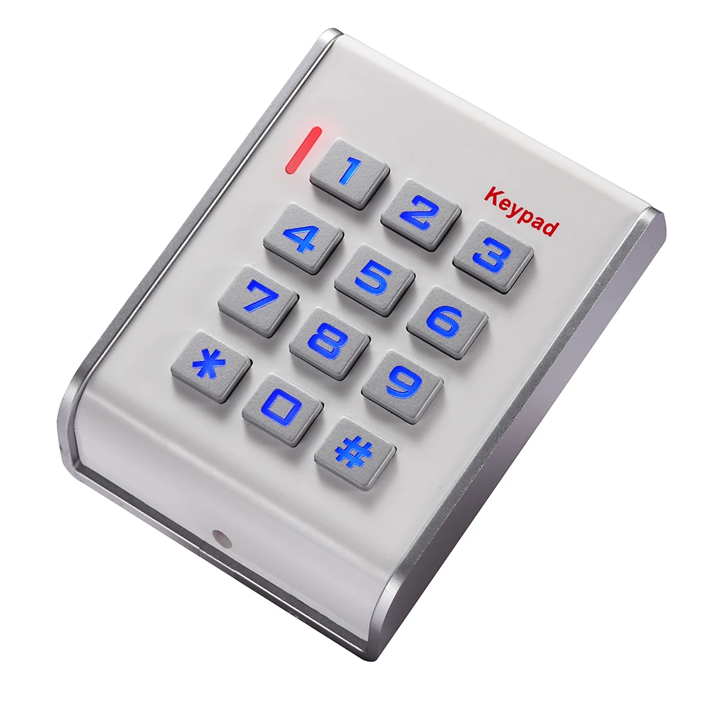 1Pc 125Khz 13.56Mhz Rfid Access Control Keypad Contactless Door Controller Electric Security Lock Wiegand 26 Luminous Keyboard