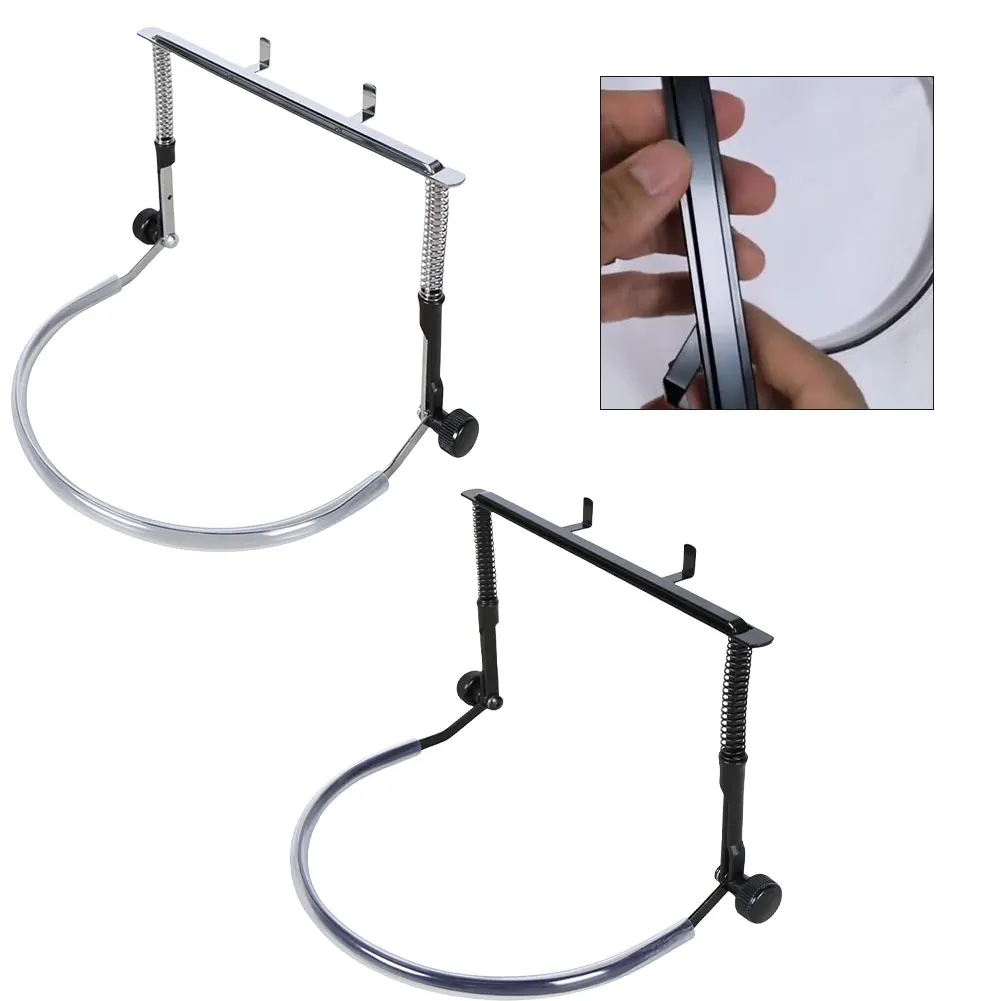 Professional Steel Harmonica Holder with Adjustable Tension System Hands Neck Mount for Musicians Playing Guitar or
