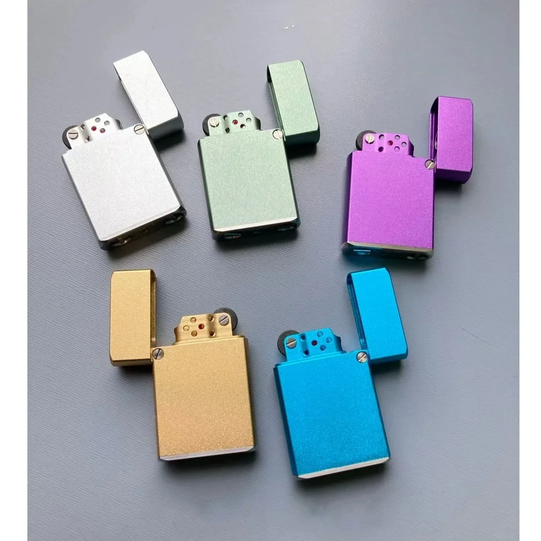 

Flint Wheel Lighter – Windproof Hard Aluminum One-Piece Body, Gentleman Colorful Design, Collectible Craftsmanship