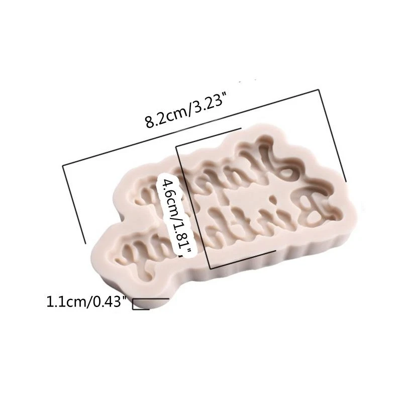 

Soap Molds Silicone Craft Mold Chocolate Candy Molds Happy Birthday Letters