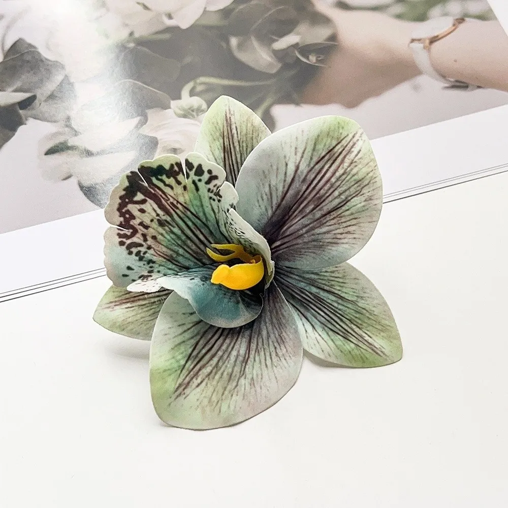 Artificial Magnolia Flower Hair Clip description 8