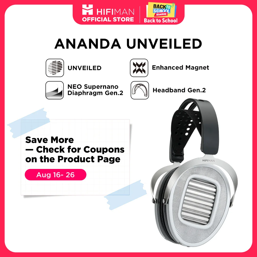 HIFIMAN ANANDA UNVEILED ヘッドホン シルバー 特別割引