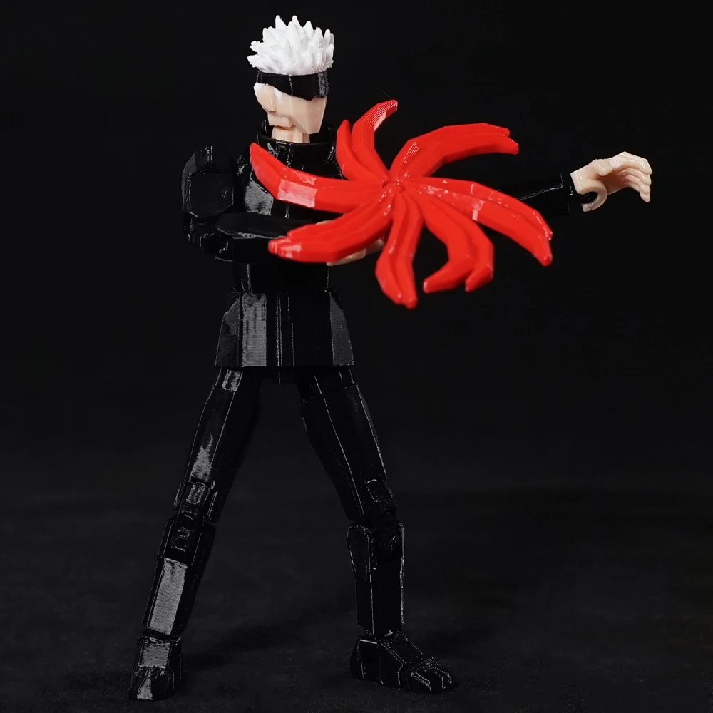 3D impreso Gojo Satoru Jujutsu Kaisen Anime multiarticulado Shapeshift juguetes figuras de acción maniquí modelo adornos regalos