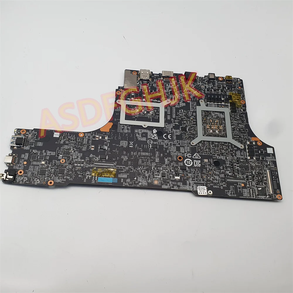 Original For MSI GE76 RAIDER 11UG MS-17K3 MS-17K31  REV:1 Laptop Motherboard WITH SRKT3 i7-11800H RTX3080 Tested Fast Ship