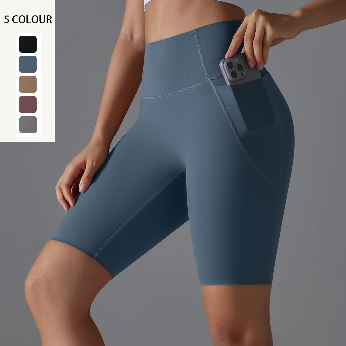 Shorts de yoga feminino shorts de fitness correndo ciclismo shorts respirável esportes leggings cintura alta verão treino ginásio shorts