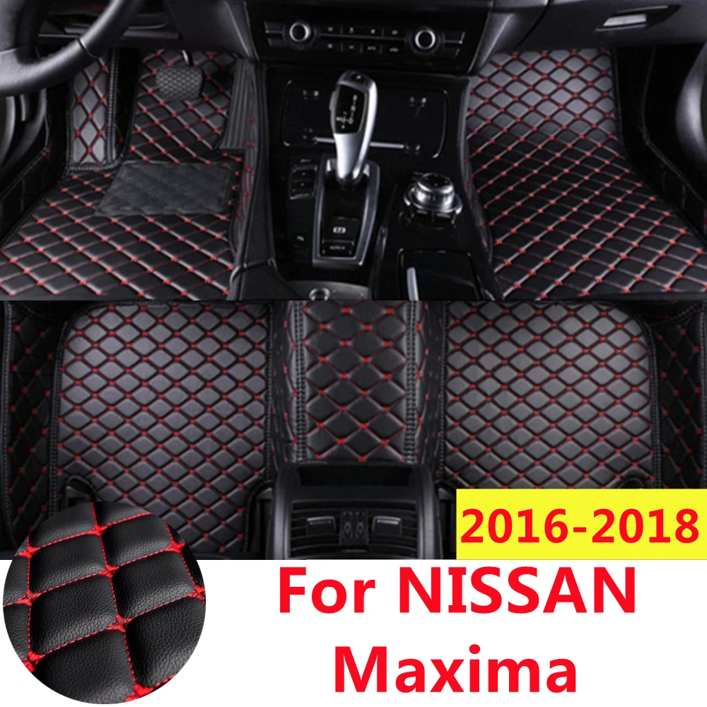 

Полноразмерные автомобильные коврики SJ под заказ, подходят для NISSAN Maxima 2018 2017 2016, водонепроницаемые передние и задние напольные коврики, Стайлинг, автозапчасти