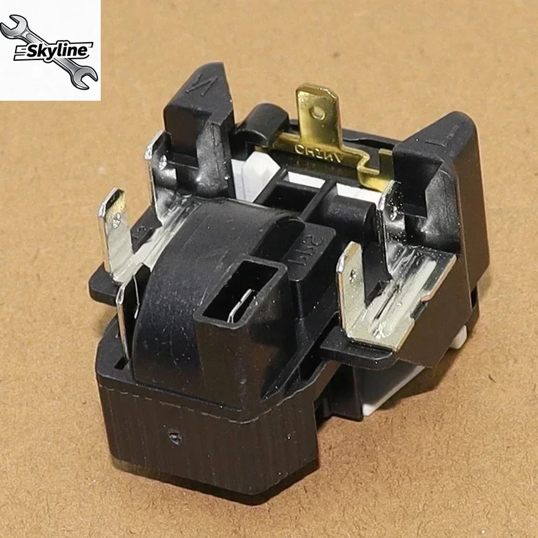 

8EA19E61 Refrigerator Compressor Starter Relay With Overload Protector Replacement Repair Spare Parts