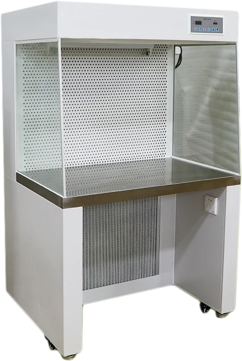 Twee personen schone bank Horizontale luchttoevoer Laminaire stroomkast voor schone ruimte en school