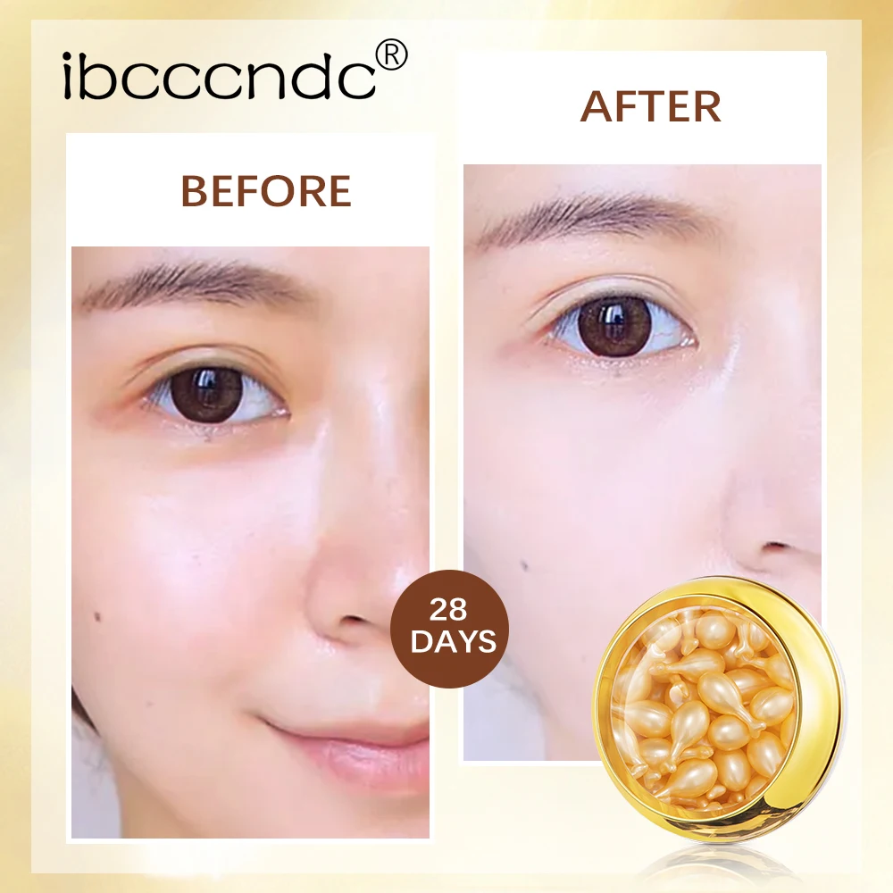 90 Pcs/Bottle Retinol Serum Ceramide Capsules Night Serum Moisturizing Anti-aging Face Serum Spot Removing Cream Skin Care