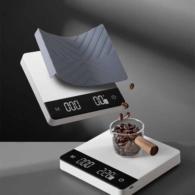 Coffee electronic scale, precise timer, weighing electronic scale, coffee scale, coffee equipment, hand flushing coffee scale