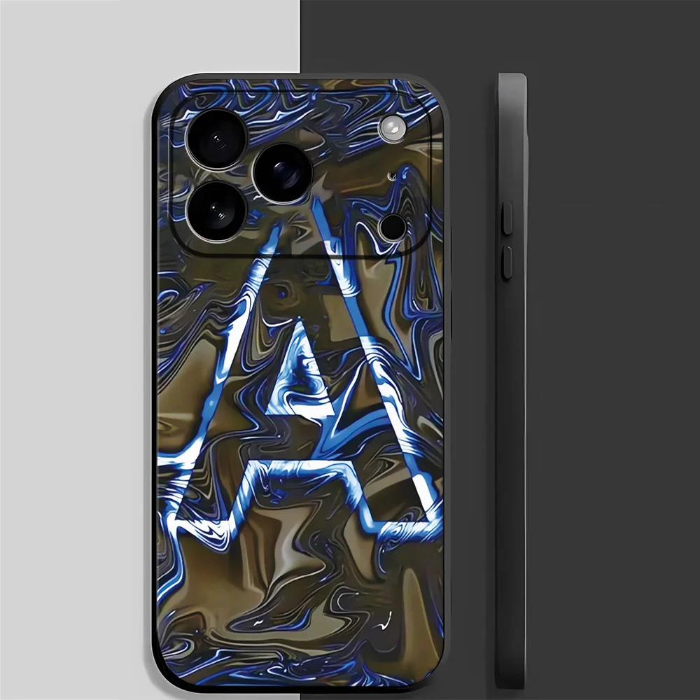 

Чехол для телефона с буквой А для iPhone 17 Pro Max/17 Pro/17/16/16 Pro/15/14/13/12/11/Pro/Plus – Модный эстетичный чехол, подарок для друга