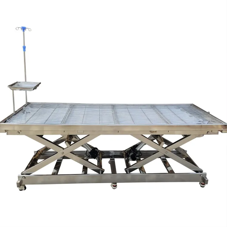 304 Stainless Steel Electric Veterinary Surgical Table Waterproof Pet Operation Bed For Veterinary Clinic Grooming Surgery