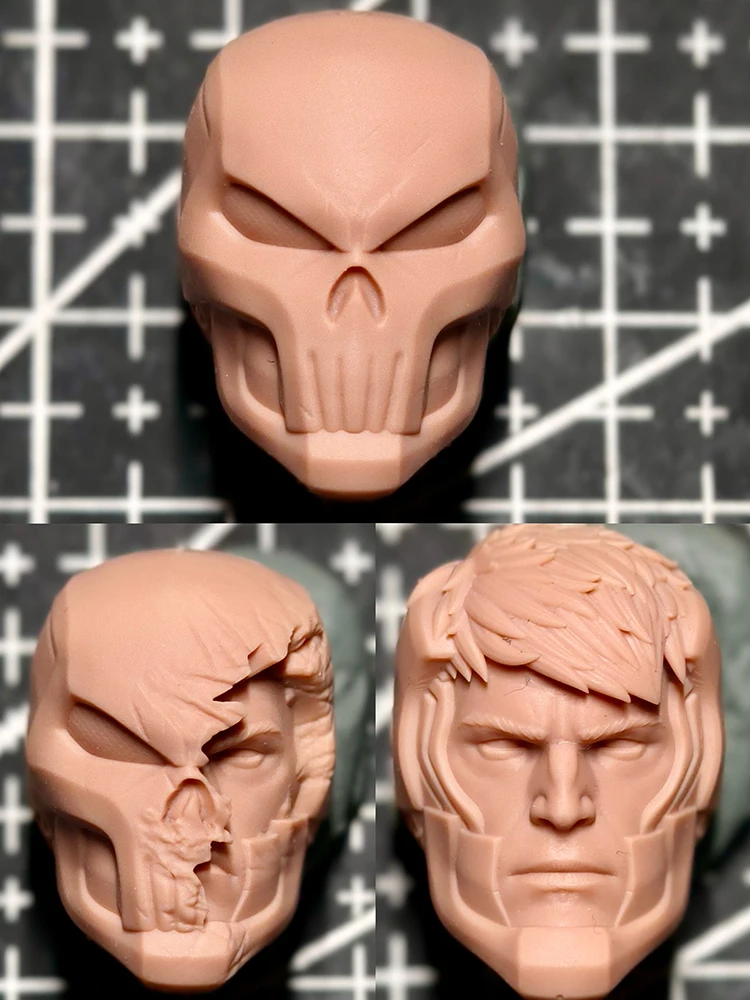 Figura de hombre vengador en versión cómica, accesorio de juguete con cabeza sin pintar para cuerpo de soldado Ml Mezco de 6 pulgadas y Mcfarlane de 7 pulgadas, 1/12
