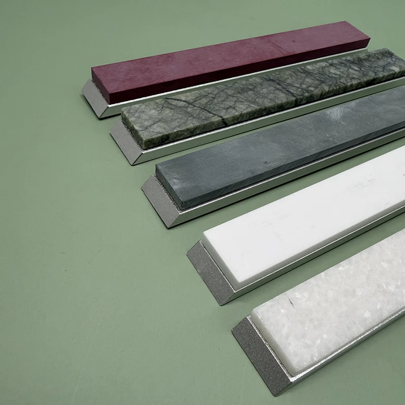 Premium Agate Whetstone With Aluminum Base For Professional Kitchen And Outdoor Knife Sharpening Use 1/5pcs 3000/10000#