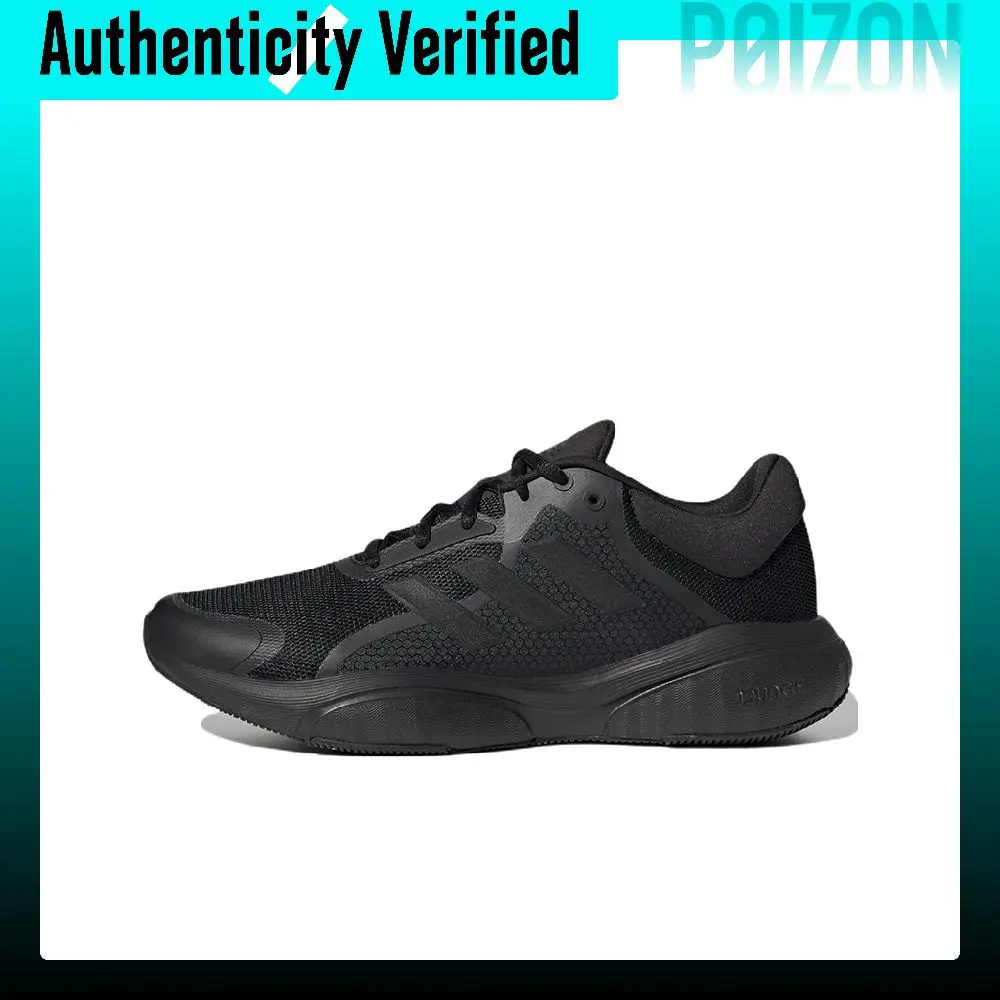 Adidas Response Mesh, Textile Cushioning, Wear Resistant Low top Running Shoes Men's Black GX2000