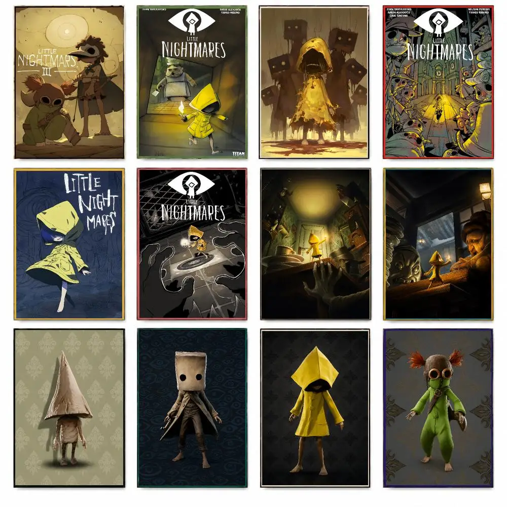 Game Horror L-Little Nightmares Poster HD Print Wall Art Bedroom Dorm Office Gaming Room Cafe Gifts