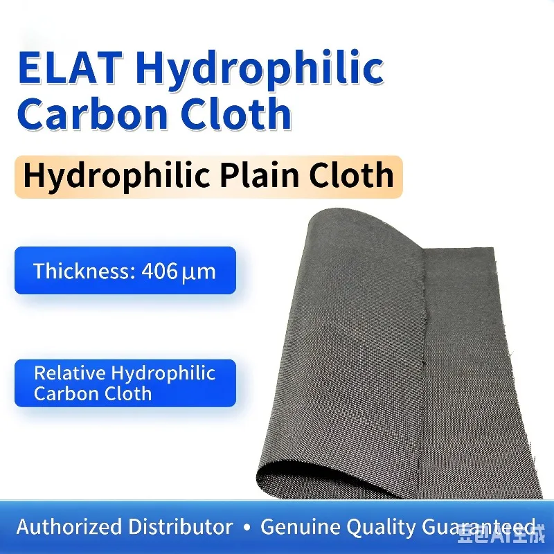 ELAT‑Hydrophilic Plain Cloth Hydrophilic Woven Carbon Cloth Gas Diffusion Layer for Fuel Cell