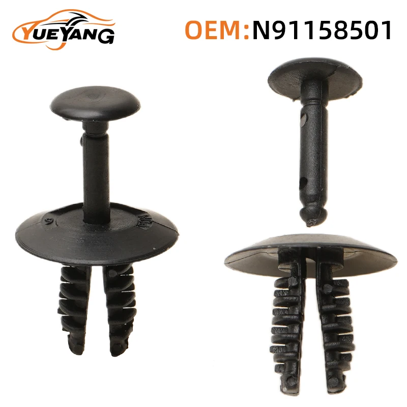 

YUEYANG N91158501 Front Grille or Slam Panel Clips For VW AUDI SKODA SEAT Arteon Atlas Spreader Rivet