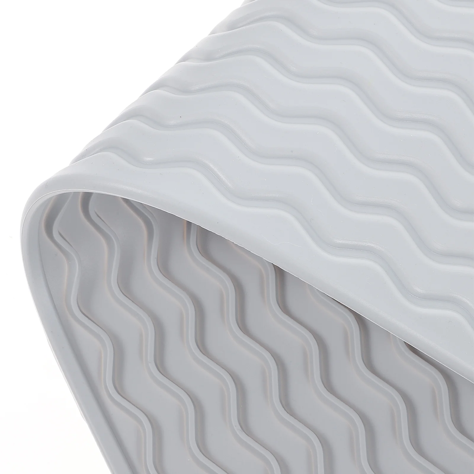 

Silicone Dish Drying Mat Heat Resistant Non Slip for Kitchen Counter Sink Flexible Roll Up Dishwasher Safe Mat