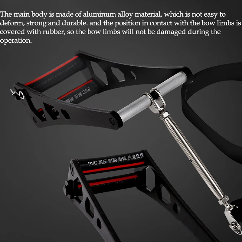 Imagem -03 - Arco Composto Bow Press String Changer Ferramentas Ajustáveis Liga de Alumínio Abridor de Arco Portátil Portátil