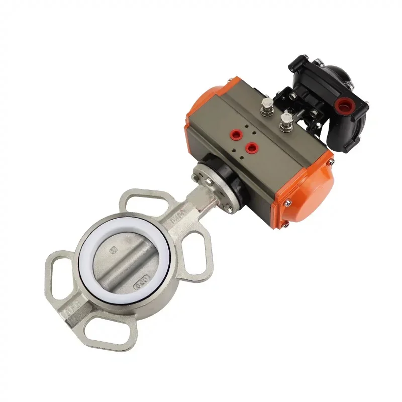 Stainless steel pneumatic butterfly valve