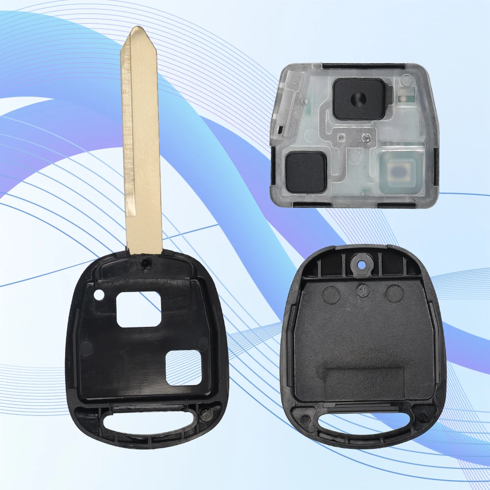 Ly 89071-0D030 433MHz 4C/4D70Chip VALEO 736716-A سيارة مفتاح تحكم عن بعد فوب لتويوتا كورولا يارس أفينسيس أفانزا 2003-2012