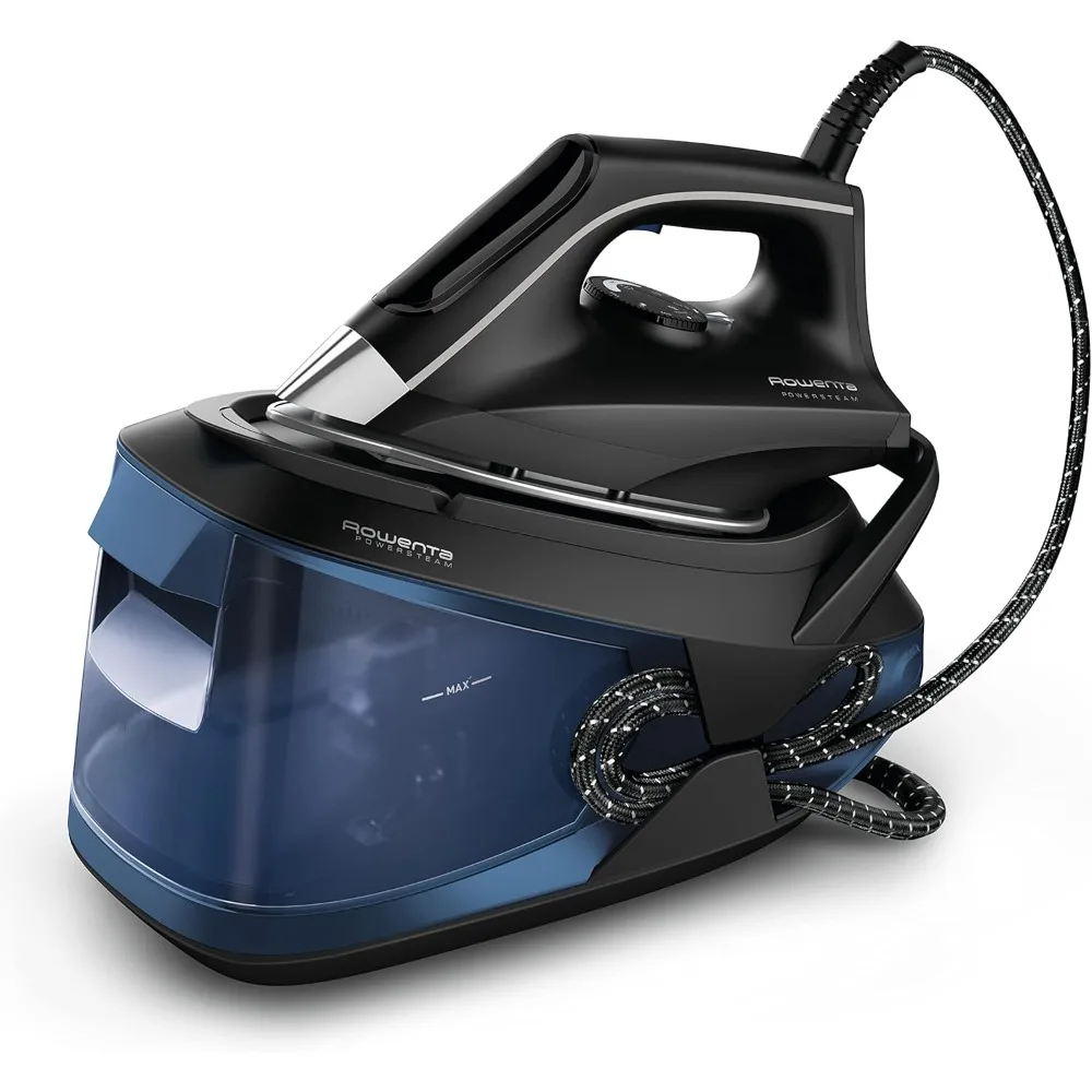 Rowenta Powersteam - Centro planchado alta presión 6,2 bares, golpe de vapor de 340 g/min, continuo de 120 g/min suela MicroStea