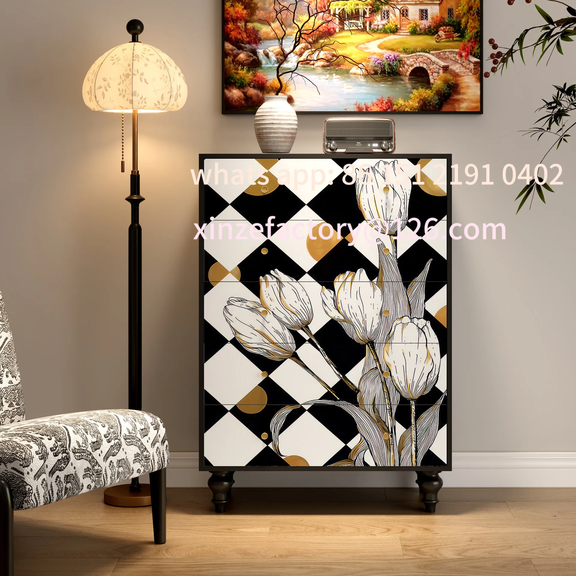 خزانة الشرفة القابلة للتخصيص، خزانة ذات أدراج، خزانة حائط لغرفة المعيشة وغرفة النوم، خزانة تخزين لسرير الفندق والإفطار