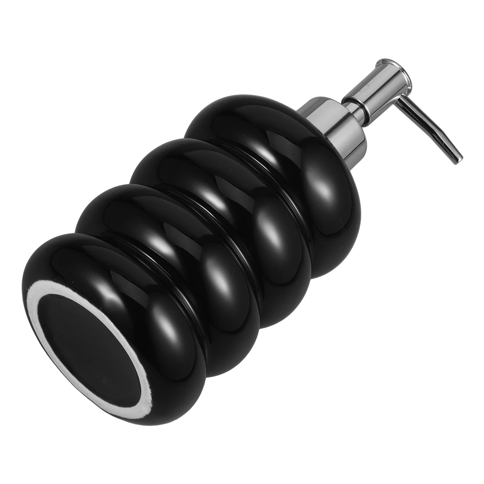 

Ceramic Soap Dispenser Lotion Shampoo Bottle Refillable Hand Soap Press Pump Liquid Dispenser for Bathroom Home Kitchen