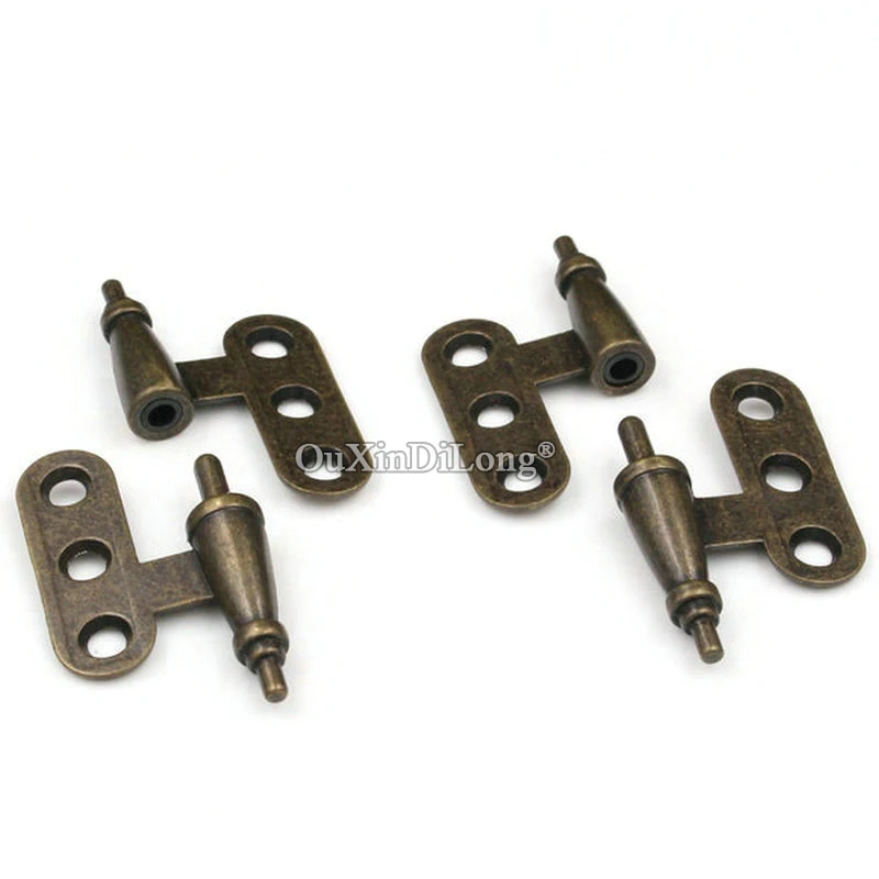 

8Pairs Retro Vintage Cabinet Hinges European Antique Furniture Hinges Cupboard Wardrobe Bookcase Bronze Detach Hinges 795Q