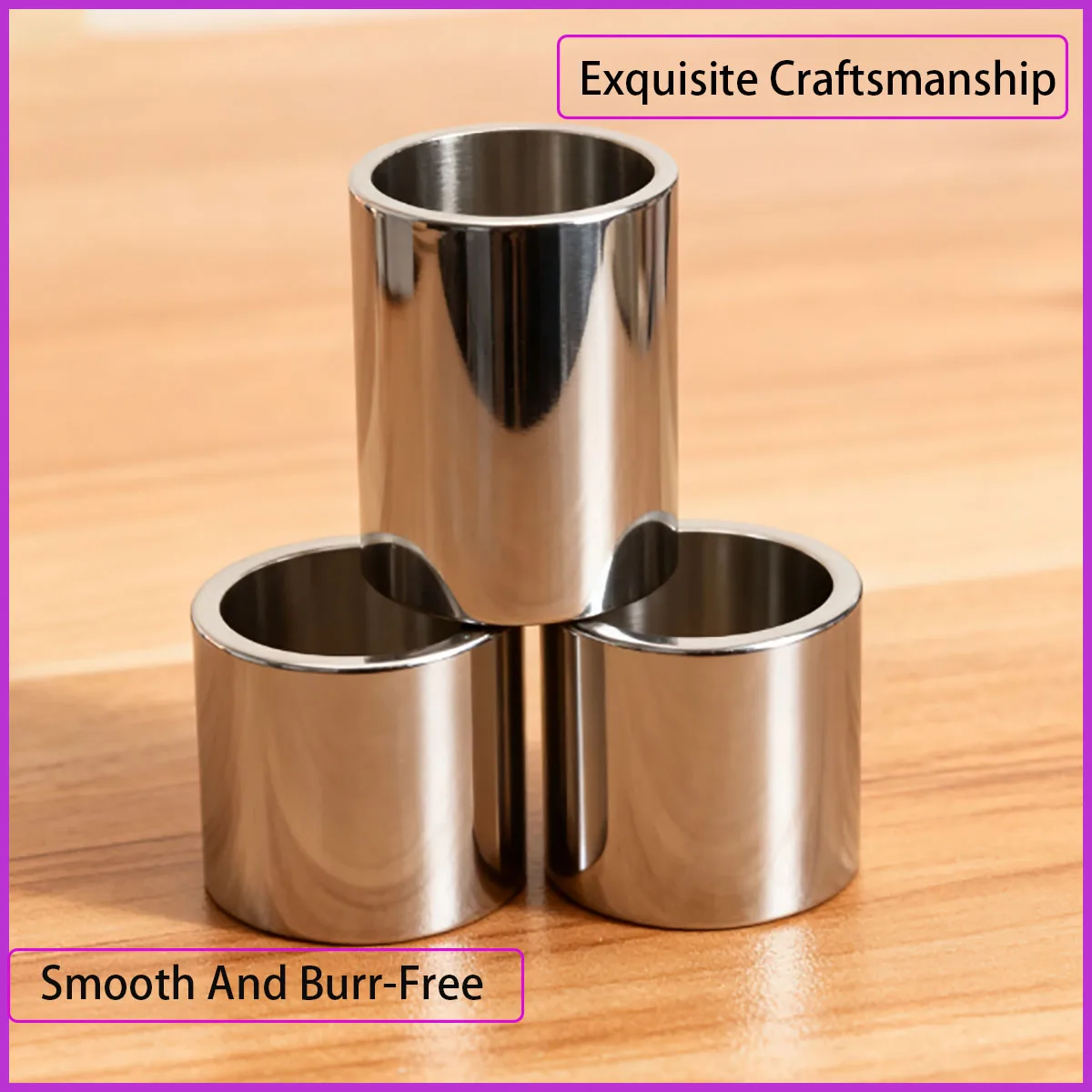 304 Stainless Steel Unthreaded Spacer Sleeve - Round Hollow Standoff Bushing Washer Gasket, OD 23-30mm Length 2-60mm