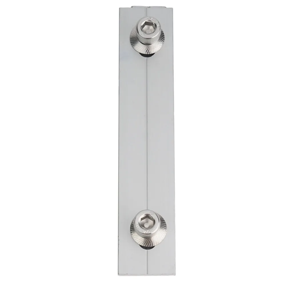 4pcs Rail Connection Block for Solar Panel Installation Compatible with Most Aluminum Mounting Rails 0-1cm Width Range