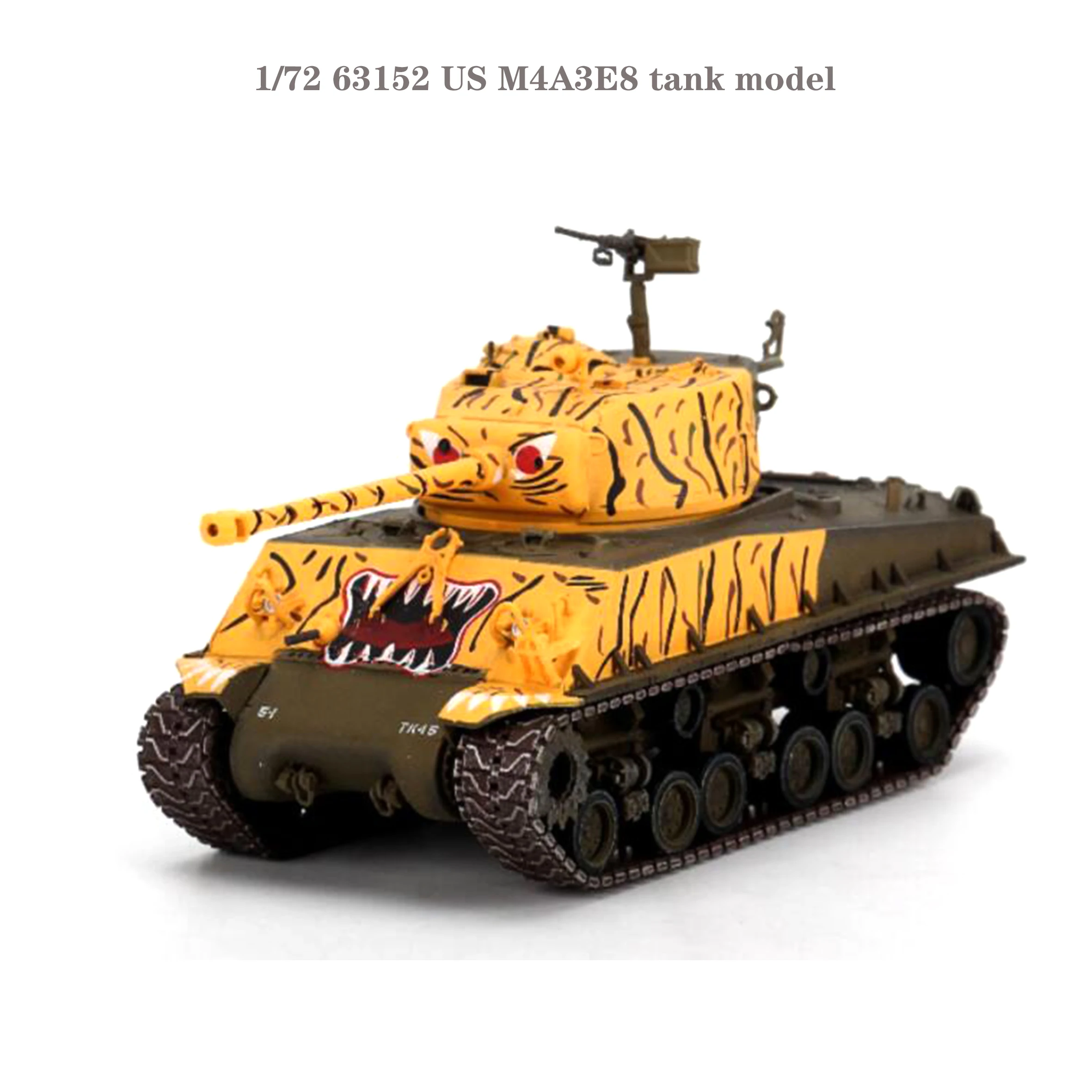 

Fine 1/72 63152 US M4A3E8 tank model The 24th Infantry Division Korea 1951 Finished product collection model tiger