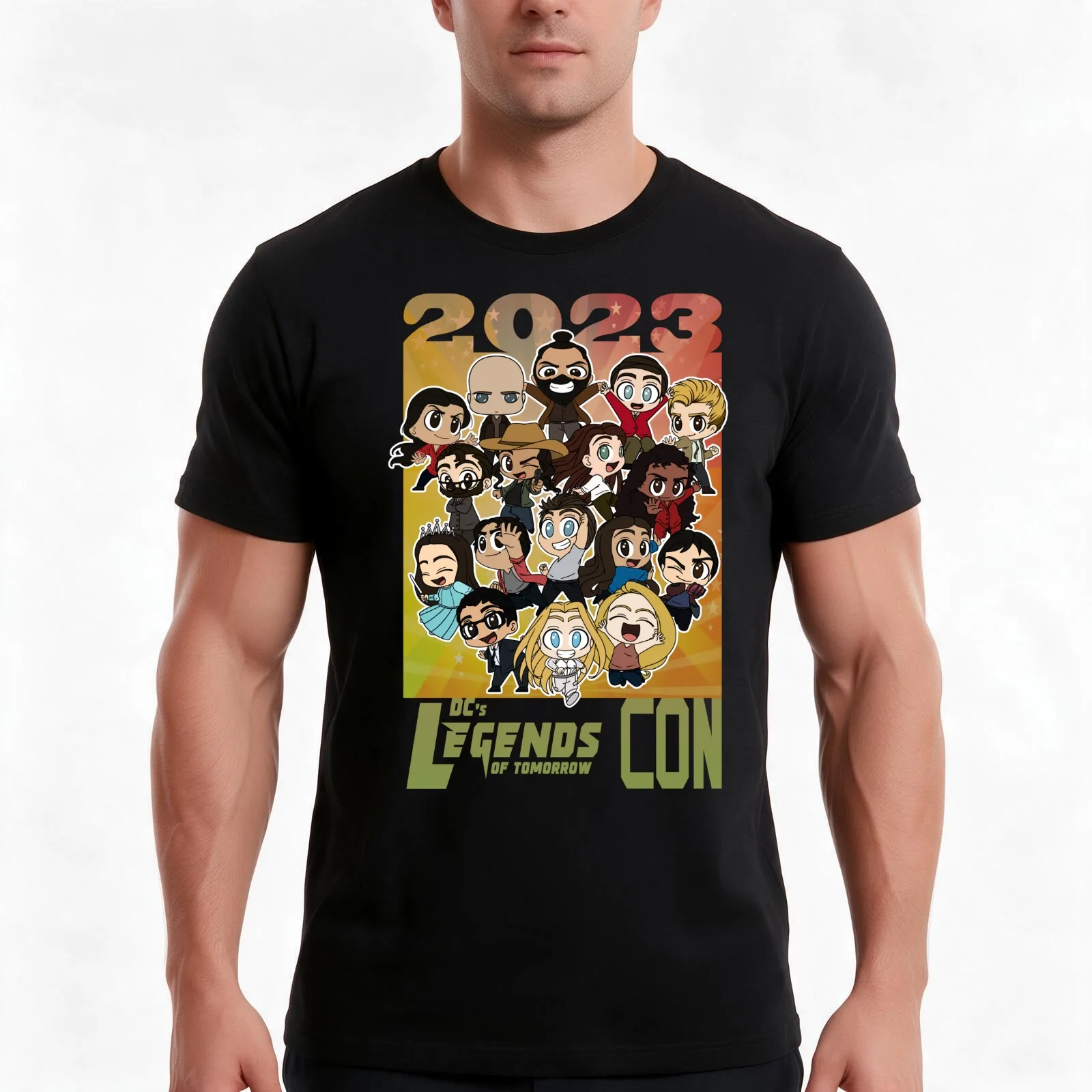 Legends of Tomorrow con 2023 v2 T-Shirt Summer Casual Cotton Tee Oversized Streetwear Tops Vintage Graphic Print 100% Cotton