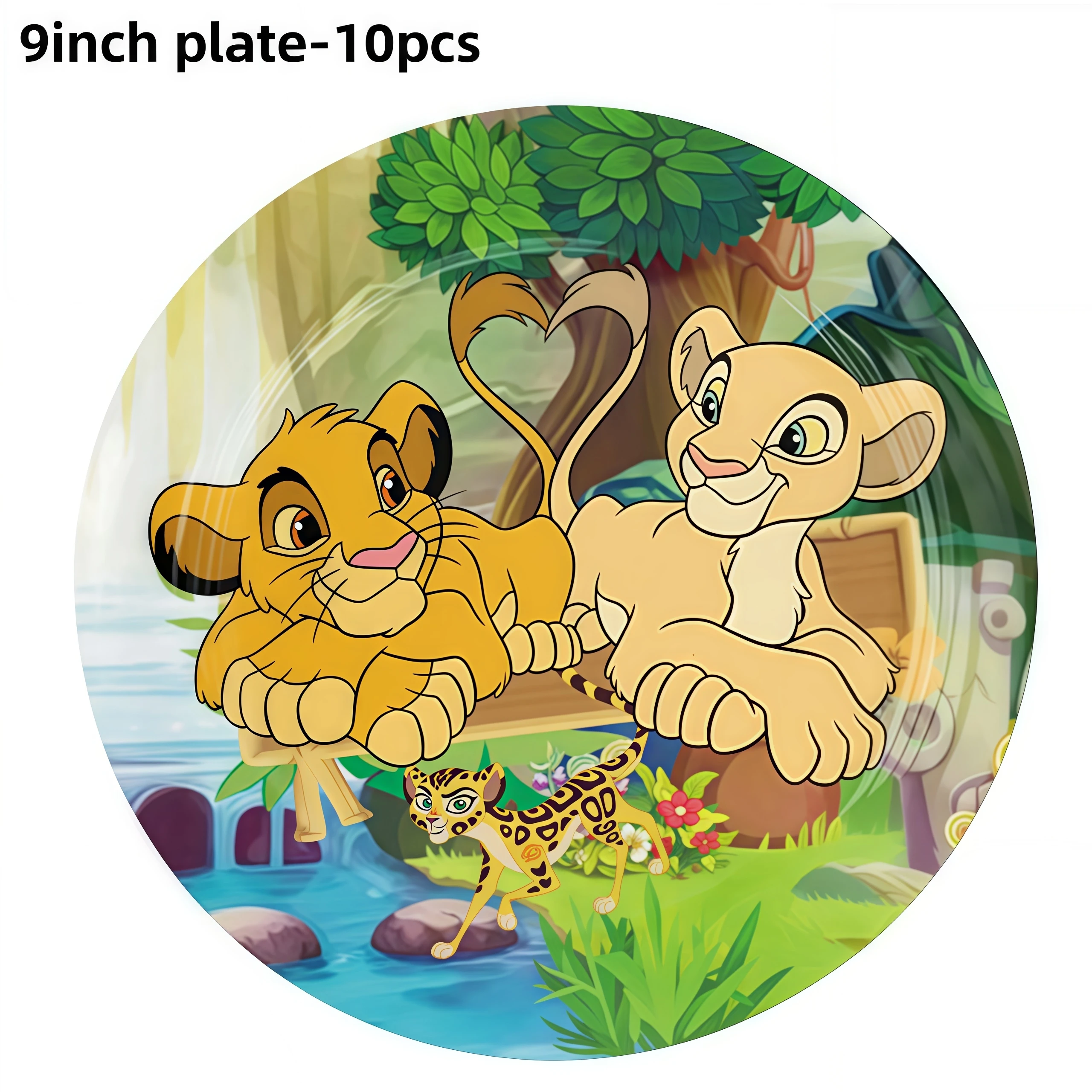 König der Löwen Simba Geburtstagsdekoration Partyzubehör Cartoon-Becher Teller Servietten Tischdecke für Kindergeburtstag Geschenk Babyparty – Detail 25