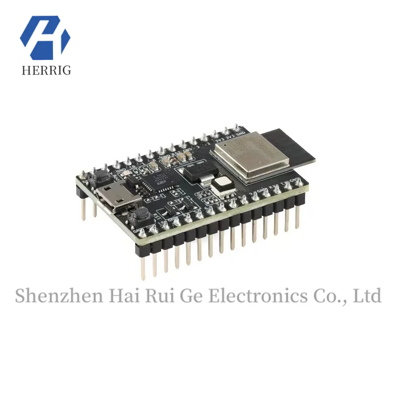 

The original ESP8684-DevKitM-1 module comes with the ESP8684-MINI-1 module, an entry-level development board module.