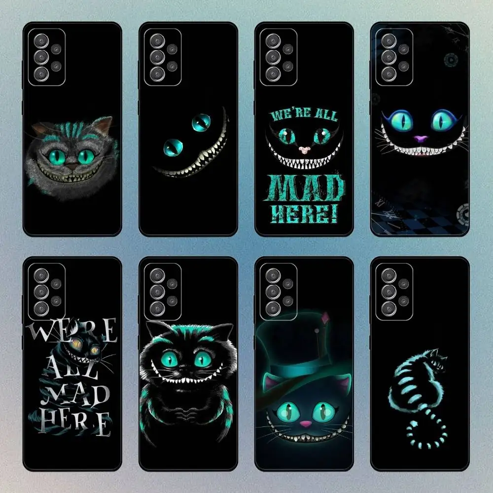 

Cheshire Cat Cool Phone Case For Samsung S25,S24,S21,S22,S23,S30,Ultra,S20,Plus,Fe,Lite,Note,10,9,5G Black Cover