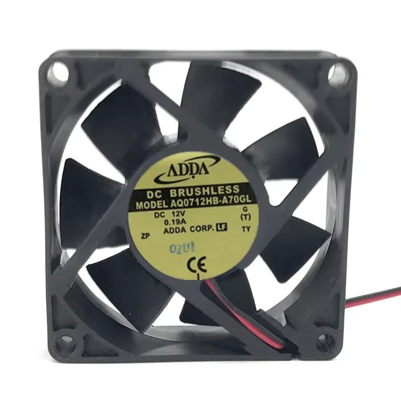

AQ0712HB-A70GL 12 В 0,19 А 7025 водонепроницаемый вентилятор Аквариумный вентилятор Гарантия 6 месяцев
