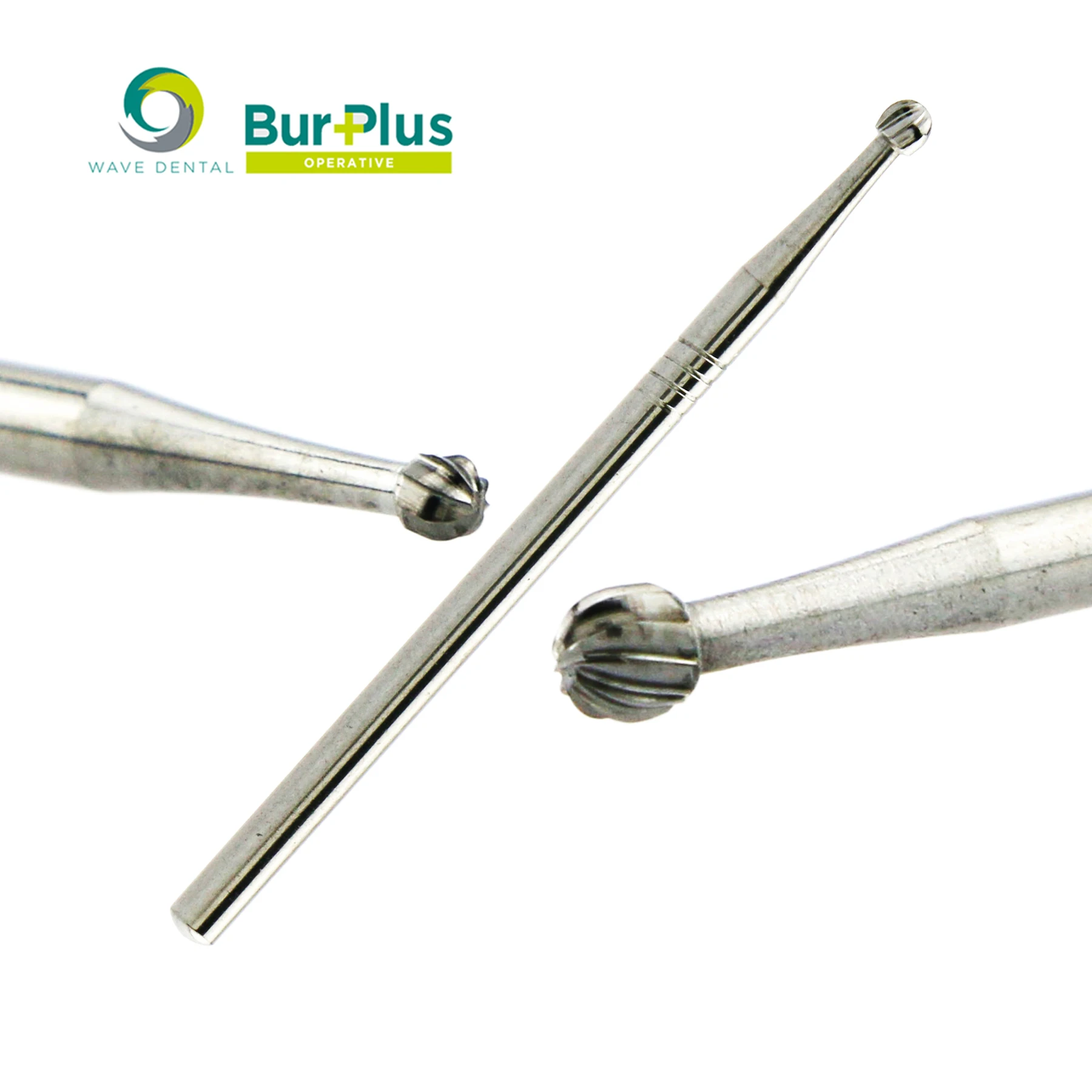 Golf Tandheelkundige Ronde Wolfraamcarbide Burs Tandheelkundige Burs Voor Kroon 0.5 Tot 2.5Mm Voor Rechte Neuskegel Handstuk 5 Stks/pak