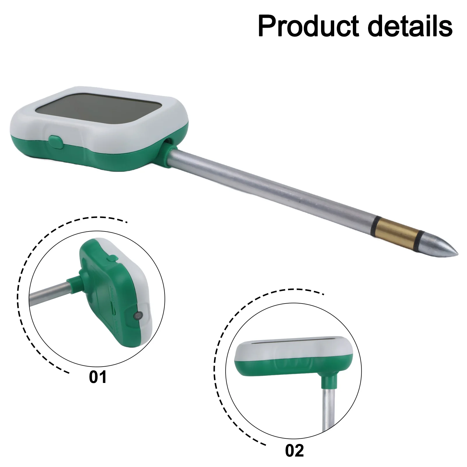 

Портативный тестер почвы для садоводства на открытом воздухе, тестер почвы 7-в-1, портативный тестер почвы для садоводства, оптимальные измерения роста растений