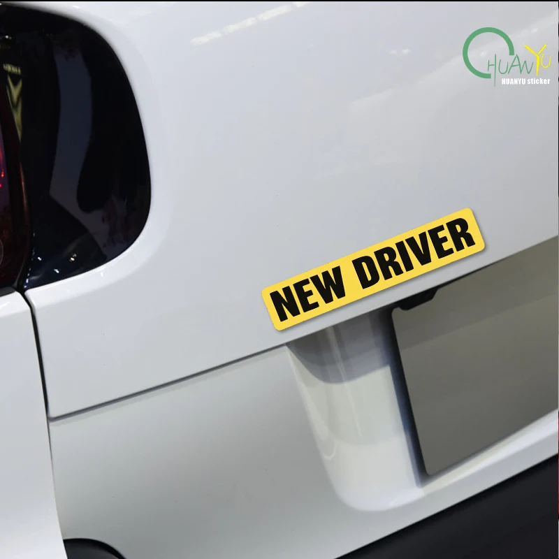 English NES DRIVER Car Sticker, Personalized Creative Decorative Decal, Body Modification Waterproof Reflective Sticker