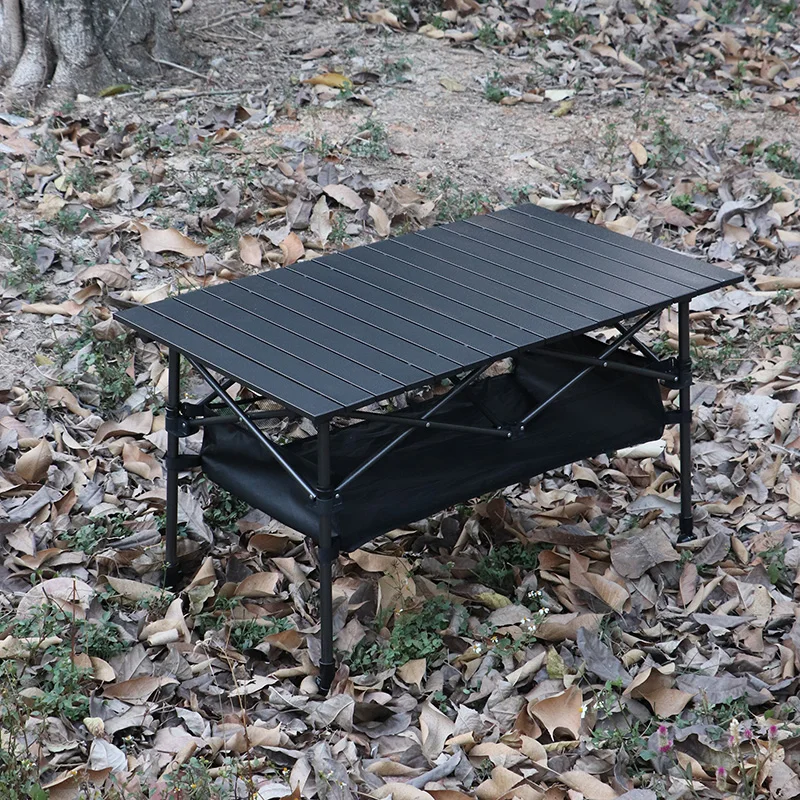 table-pliante-portable-en-alliage-d'aluminium-pour-camping-pique-nique-stand-table-a-roulettes-mobilier-de-loisirs-d'exterieur