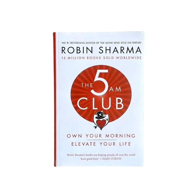 5: 00 A.m. Club English Paperback Unlocks Morning Productivity and Improves Self and Quality of Life. philosophy books