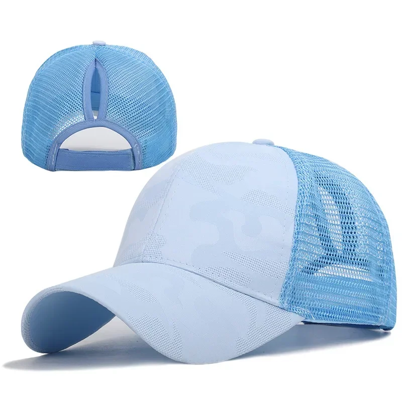 

Женская летняя сетчатая кепка с хвостиком Snapback, регулируемые повседневные уличные модные шапки в стиле хип-хоп для женщин 2020 года, кость