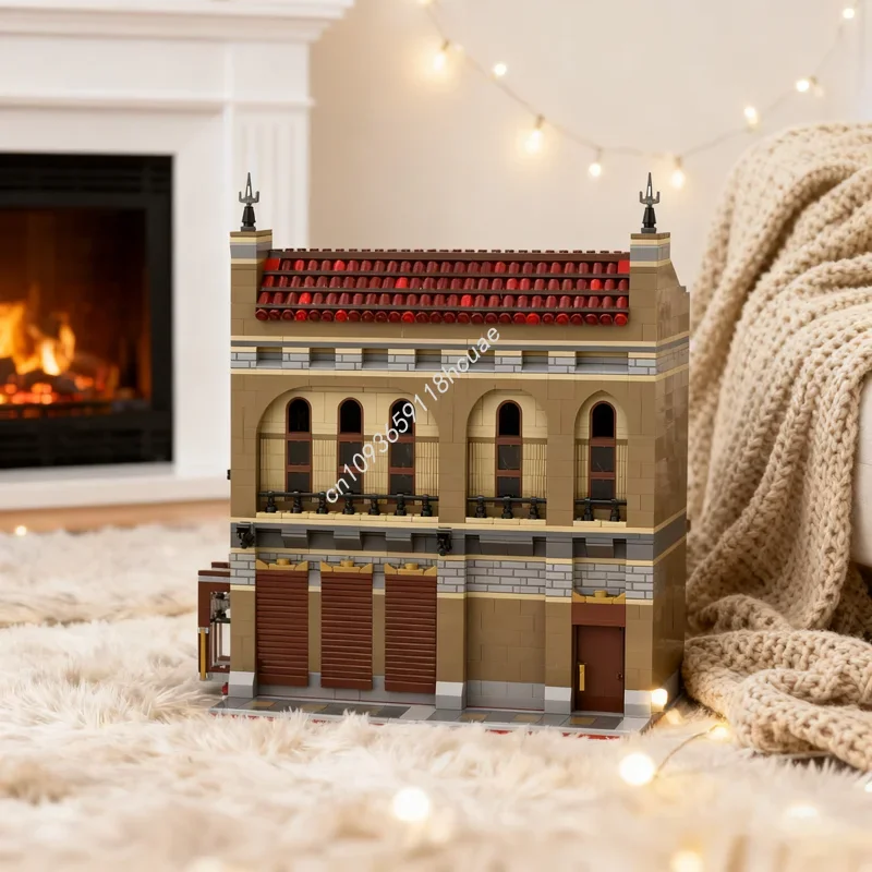 2397pcs MOC Palace Cinema Extension Modular Model Building Blocks Architecture Assembly DIY Creative Idea Display Brick Gift Set