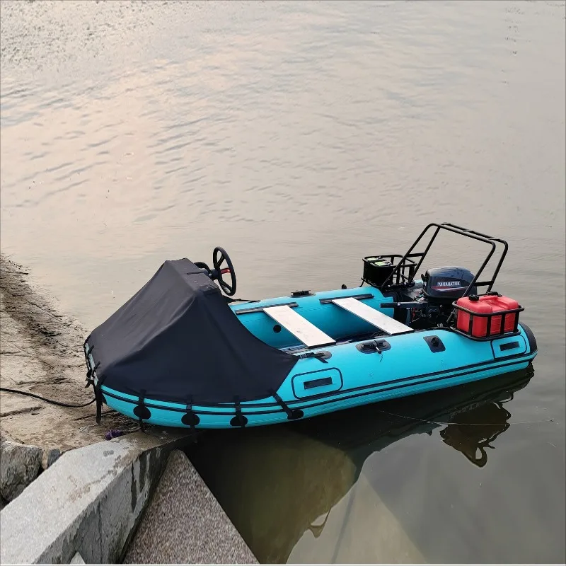 H rubber boat assault boat, thickened PVC inflatable boat carbon fiber baseplate outdoor kayak, professional fishing boat