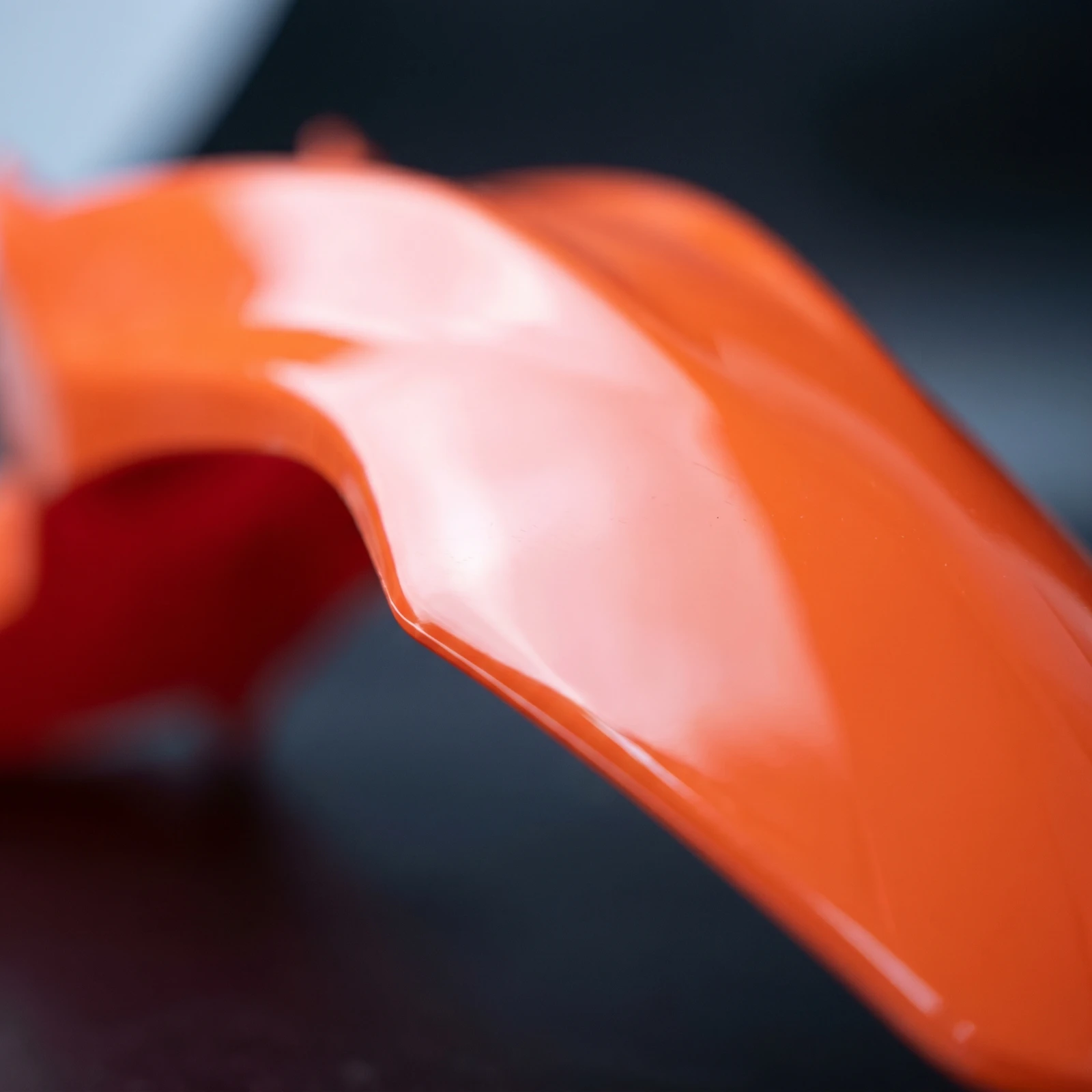 Motorcycle Front Mudguard Impact Resistant Motorcycle Front Mudguard Mudguard Curved Long-Lasting for Riders, Dirt Bike