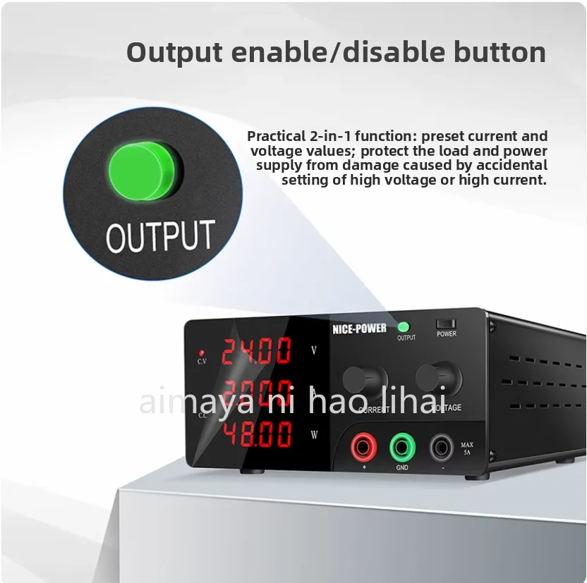 R-SPS3050 1500W 30V 50A Programmable Laboratory Regulator, Adjustable DC Power Supply Telephone Industry 12V 24V 48V 5A 10A 30A